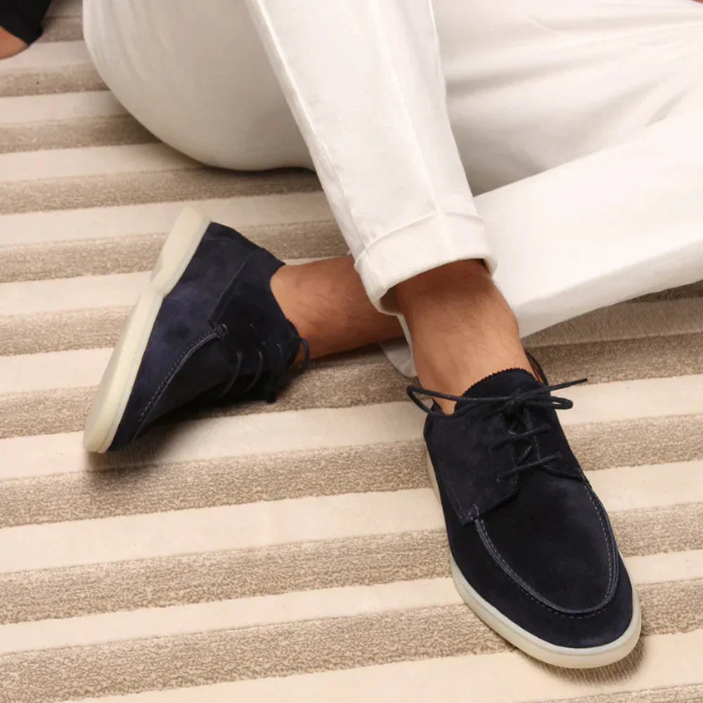 Męskie Loafery Płaskie – Wkładane Buty Eleganckie na Co Dzień i Do Biura