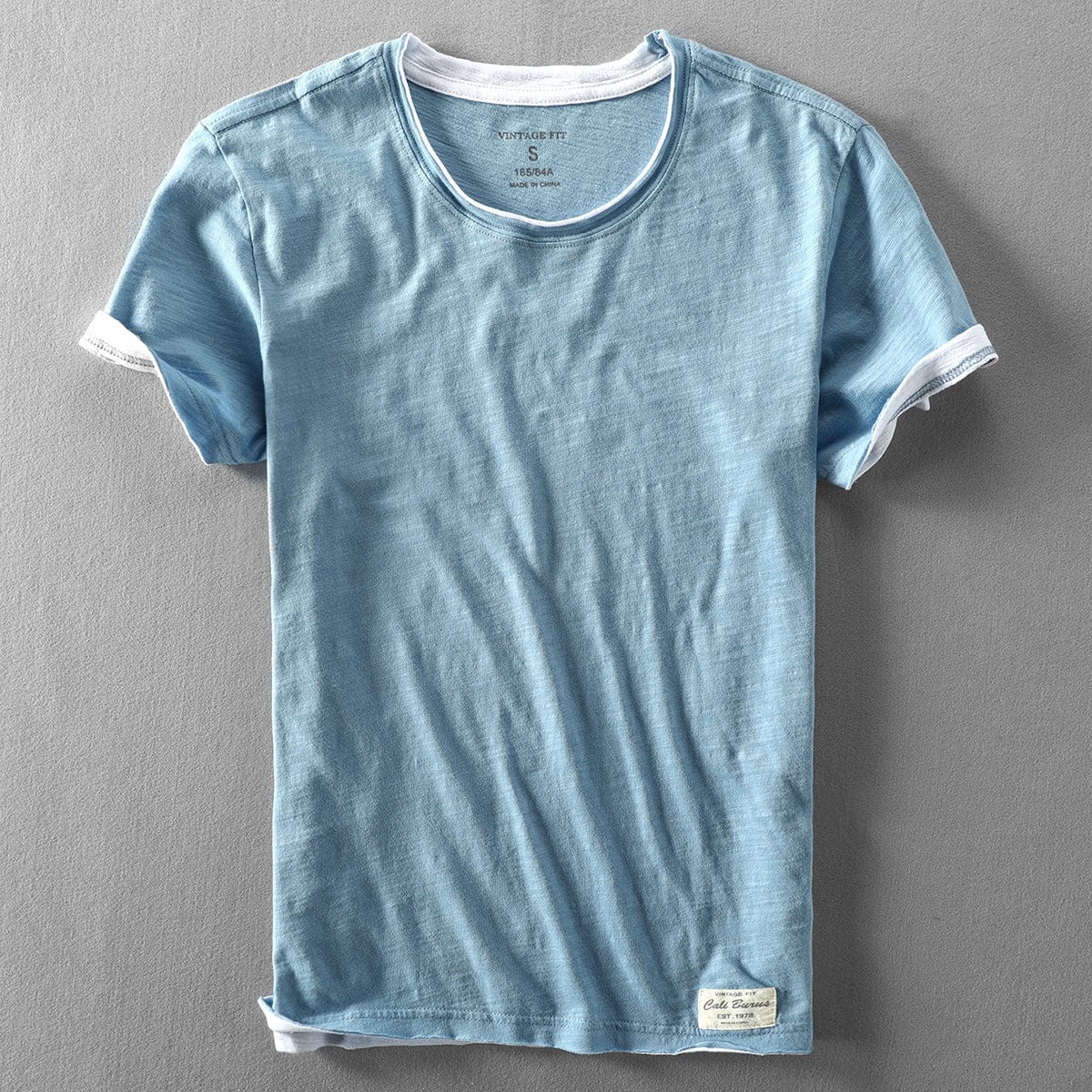 Koszulka T-Shirt Męska Lato – Lekka Miękka Bawełniana Koszulka Casual