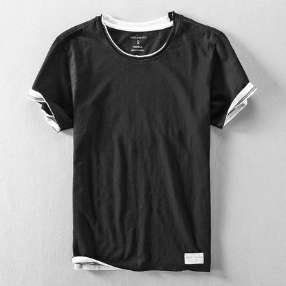 Koszulka T-Shirt Męska Lato – Lekka Miękka Bawełniana Koszulka Casual